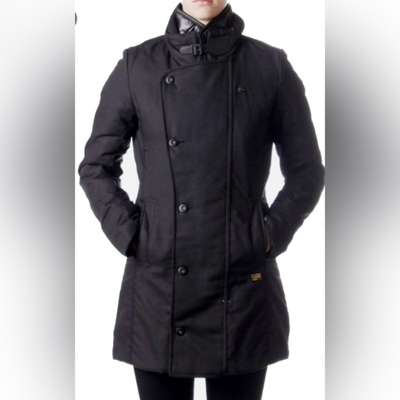 G-Star Raw Black Coat - Picture 1 of 17